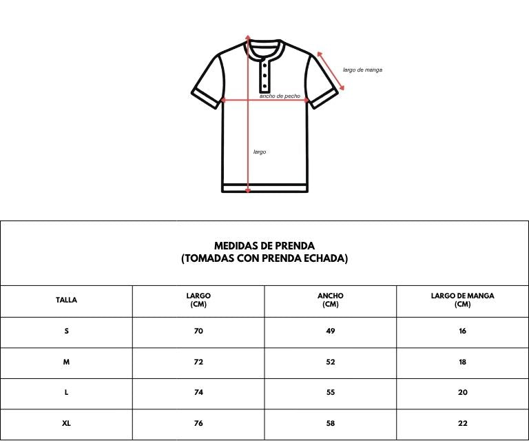 Guía de tallas