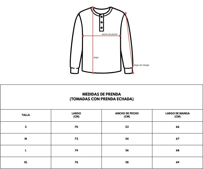 Guía de tallas