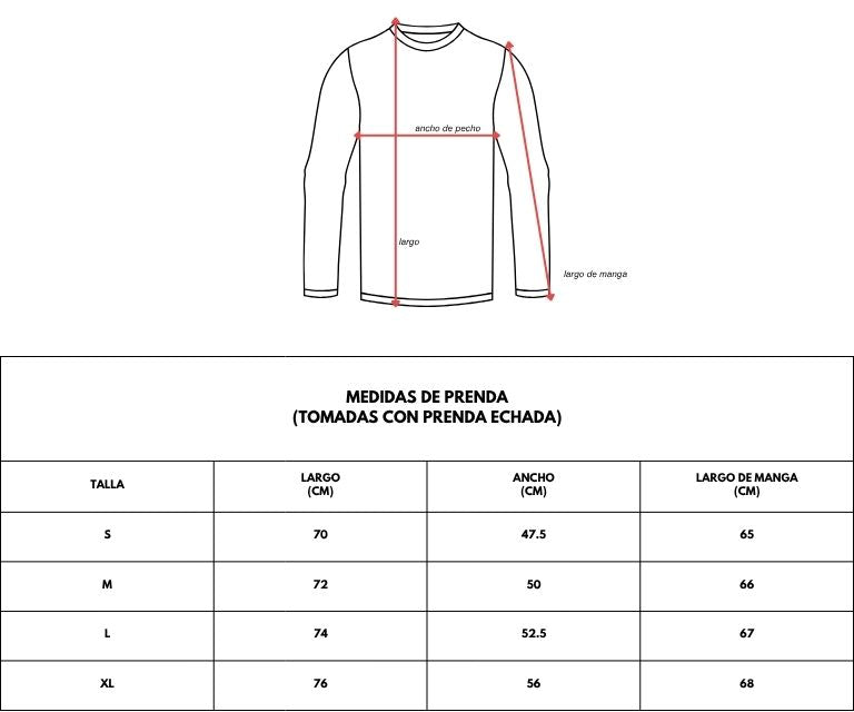 Guía de tallas