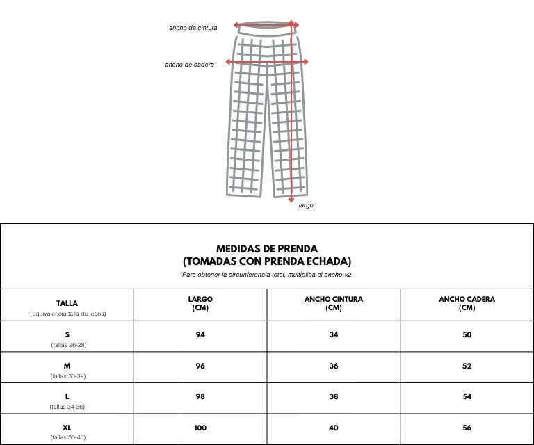 Guía de tallas