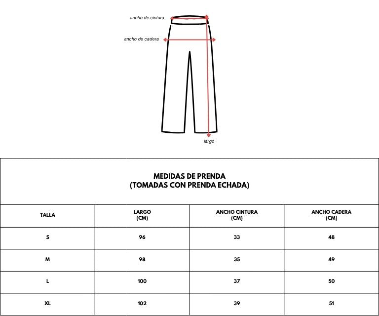 Guía de tallas