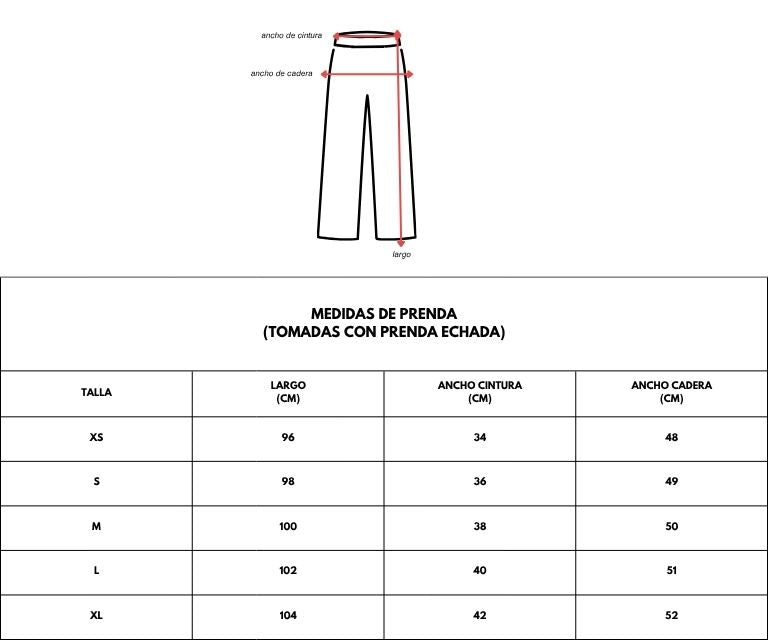Guía de tallas